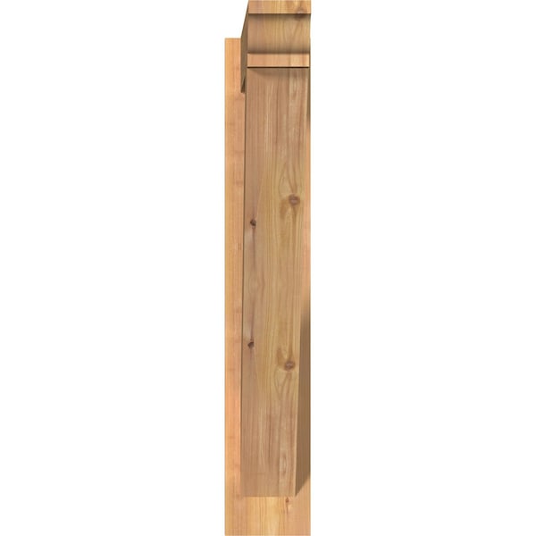 Traditional Smooth Traditional Outlooker, Western Red Cedar, 5 1/2W X 28D X 32H